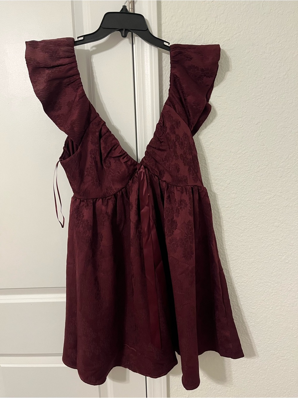 Francesca’s Burgundy Dress